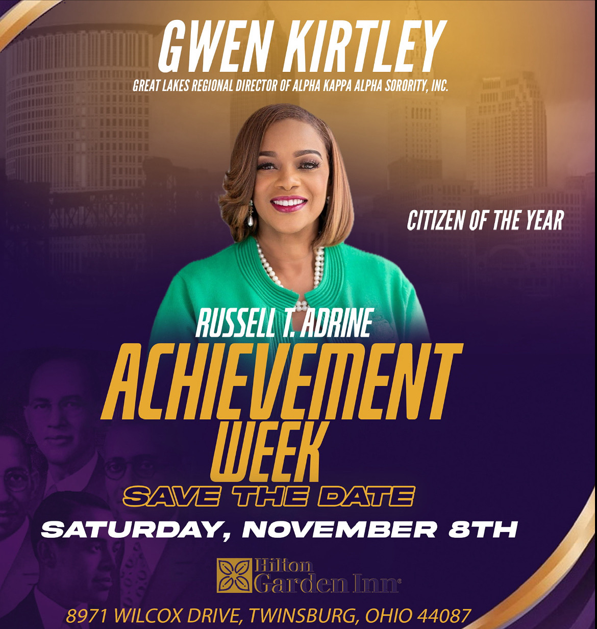 Gwen Kirtley Named Citizen of the Year for Achievement WEEK